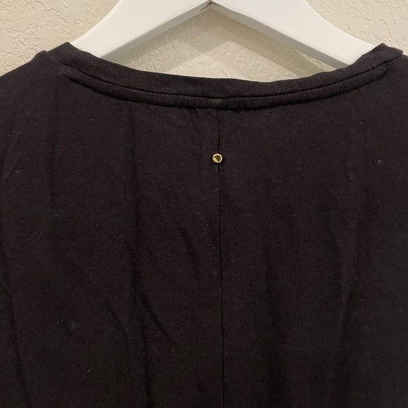 Cuyana Midi Short-Sleeved T-shirt Dress in Black - Picture 4 of 4